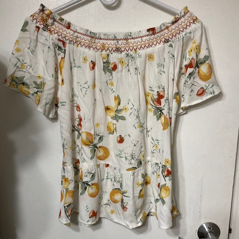 Off the shoulder blouse